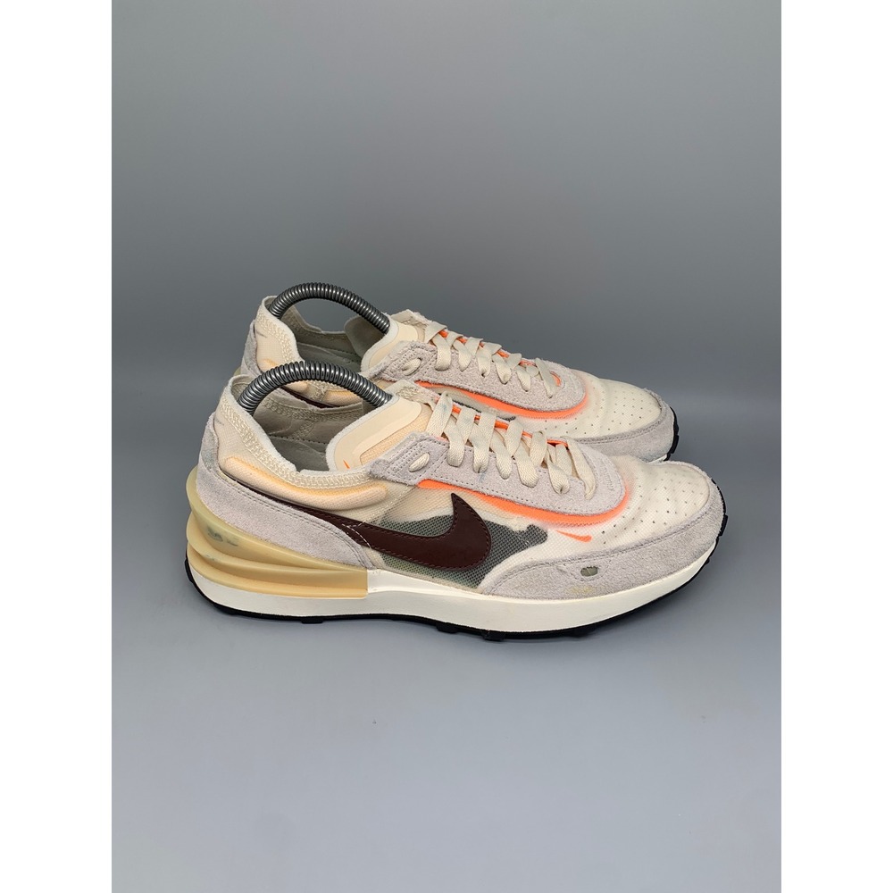 Nike Waffle One Cream Orange‎ Brown Running Shoes DC2533-800 Men's Sz 8.5